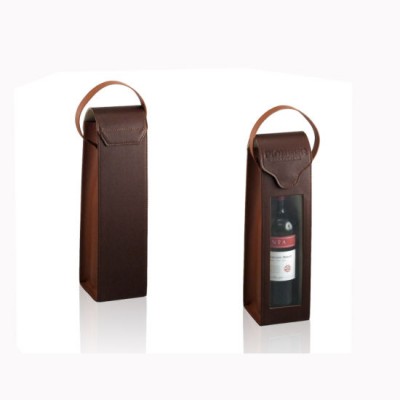 1 Bottle Leather Wine Pounch (4851R1)