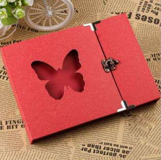 Factory Wholesale 10 Inch Openwork Motifs DIY Loose-Leaf Photo Album